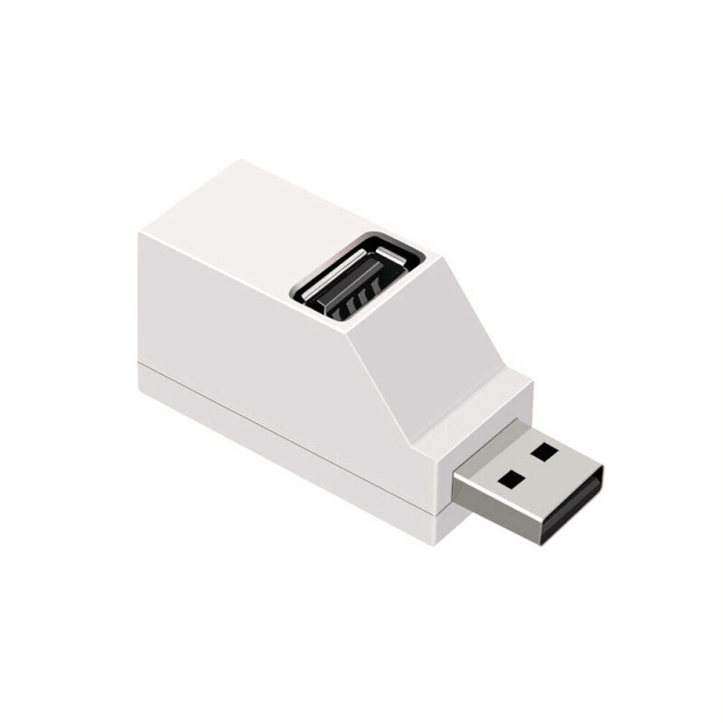 Mini Hub USB 2.0 haute vitesse, boîte de séparation Hub3 pour PC portable Port USB 2.0 jusqu'à 480Mbps 1Pc 3 ports