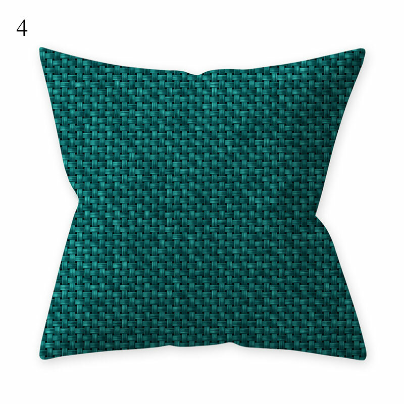 Housse de coussin à la mode, taie d'oreiller décorative pour canapé, lit, 45x45cm, bleu, 1 pièce