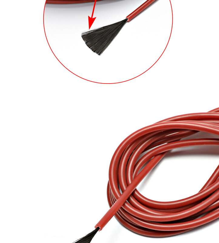 Инфракрасный нагревательный кабель 12K 33 Ом/м, нагревательный провод из силиконового углеродного волокна для теплого пола с термостатом контроллера температуры