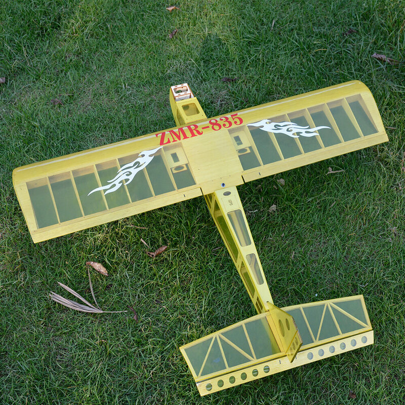 KIT d'avion radiocommandé ZMR835, ZMR-835 835mm, aile fixe uniquement, Balsa en bois
