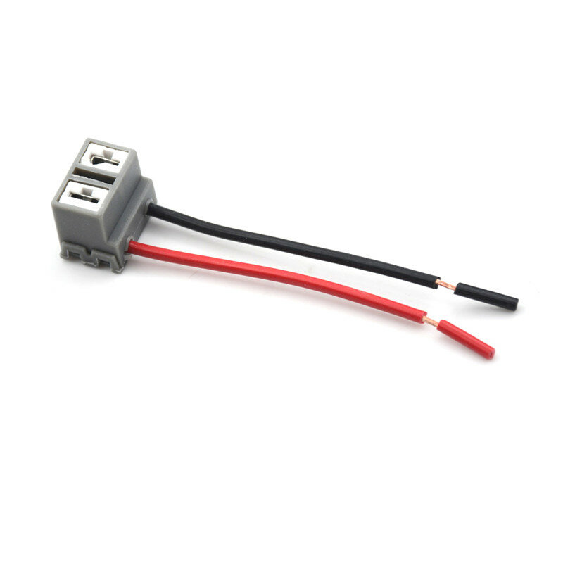 2PCS H7 2 Pins Headlight Repair Bulb Holder Connector Plug Wire Socket