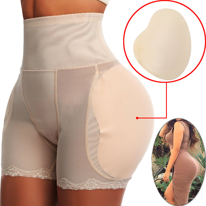 CXZD Butt Lifter Control majtki urządzenie do modelowania sylwetki fałszywe Pad wyścielone pianką Hip Enhancer kalesony kobiet Shapewear klepsydra ciała