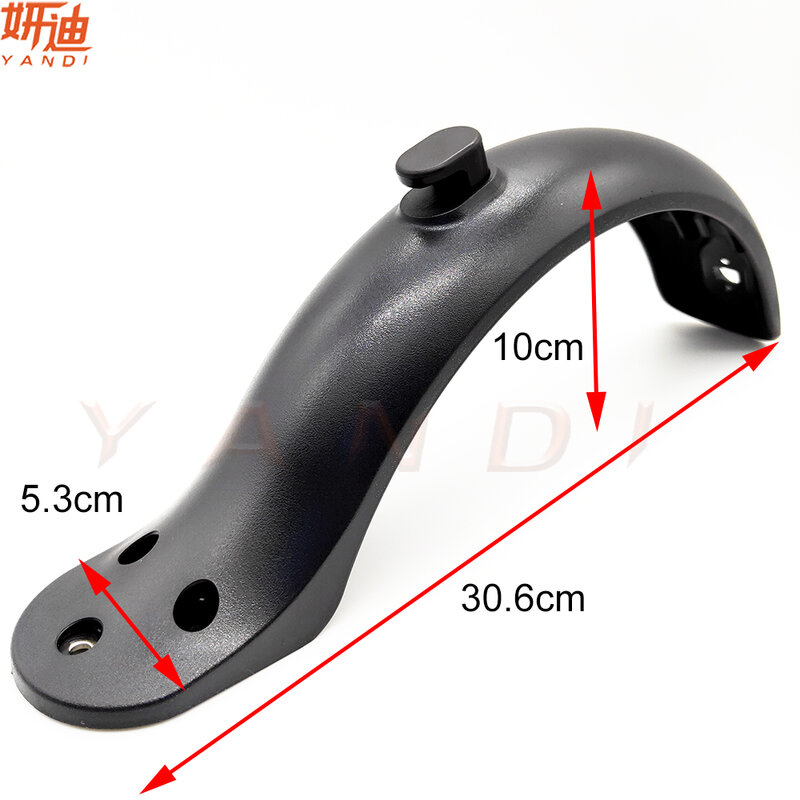 Garde-boue arrière noir/blanc pour Xiaomi Mijia M365/M365 Pro, garde-boue pour Skateboard