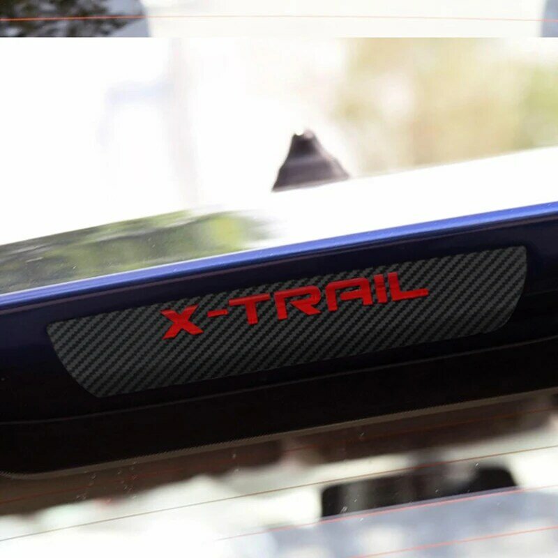 Pegatinas de fibra de carbono para luces de freno traseras, pegatina de protección para Nissan x-trail Xtrail T32, 2014-2020