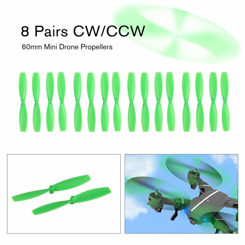 Bộ 8 Đôi CW/CCW Cánh Quạt Lưỡi Dao Cho RC 60Mm Xe Đua Mini Drone Quadcopter Máy Bay UAV Phụ Tùng phụ Kiện Thành Phần