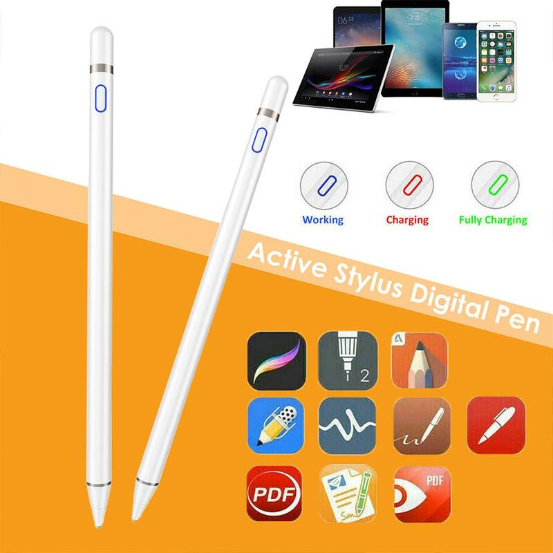 Pena Pintar Pena Layar Sentuh Kapasitif Universal untuk Sistem IOS/Android Pena Sentuh Stylus Ponsel Apple iPad