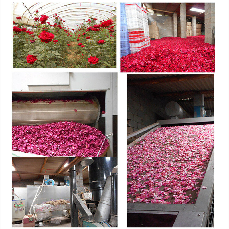 Романтические Натуральные сушеные лепестки роз, 50 г, для ванны, сухие лепестки цветов, спа, отбеливающий душ, ароматерапия, товары для купани...