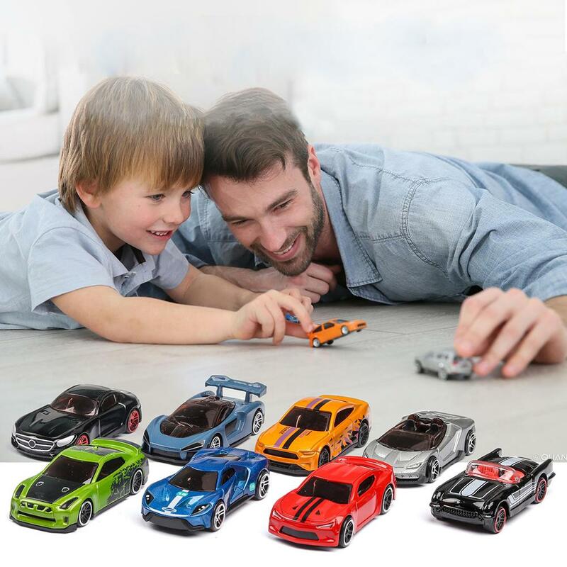 Kuulee 5PCS 1:64 Simulierte Kinder Spielzeug Multi-Stil Rollt Legierung Mini Auto Modell