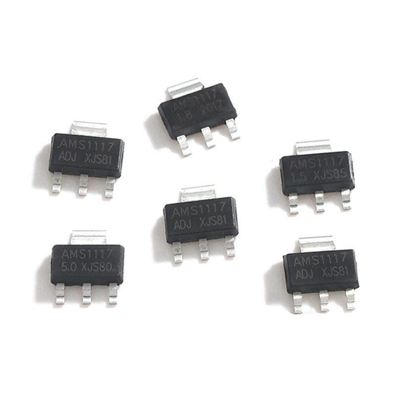 Transistor de régulation de tension à faible chute SMD, SOT-223 BCP56 BCP56-16T1G BL1117C-18CX CZT5551 FZT792A FZT851 LM1117MPX-3.3, 10 pièces