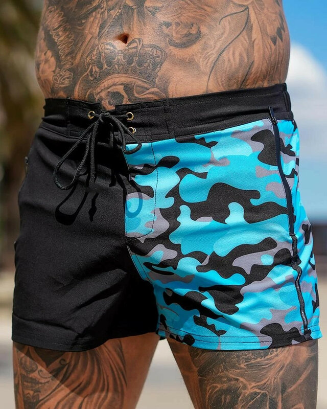 Мужские пляжные шорты для отпуска, Свободные Повседневные Удобные шорты для бега и спорта с 3D-принтом, лето 2021
