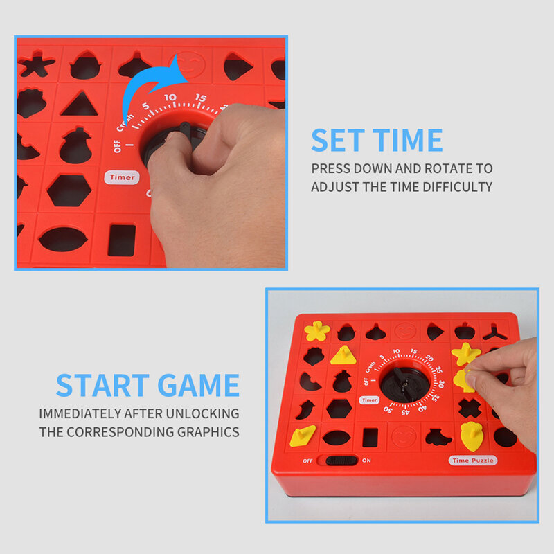 Kinderen Fun Board Games Timing Tijd Matching Puzzel Voor Vroege Onderwijs Ouder-kind Educatief Speelgoed Voor Jongen Geschenken