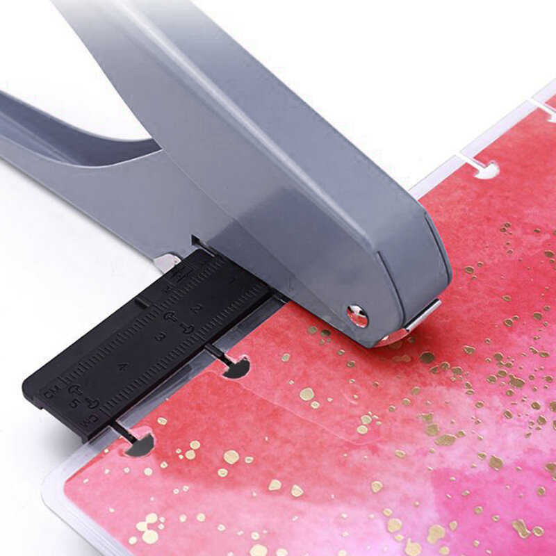 Perforadora creativa con forma de seta para planificador feliz, cortador de papel tipo T para disco, máquina artesanal, material de oficina