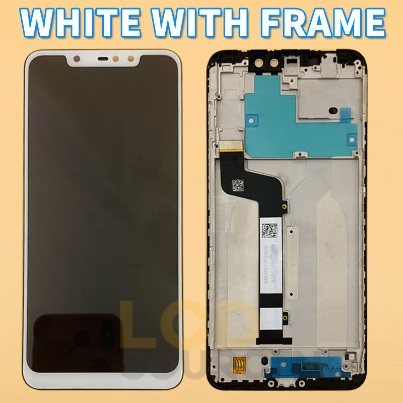 6.26 "LCD per Xiaomi Redmi Note 6 Pro Display LCD Touch Screen Digitizer Assembly Frame per Redmi Note 6 Pro Display sostituisci