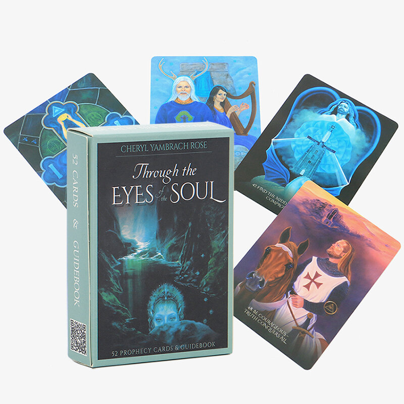 魂の目バイダマスクと宝物ゲーム用の神話の知識を知っている神秘的なタロットカード