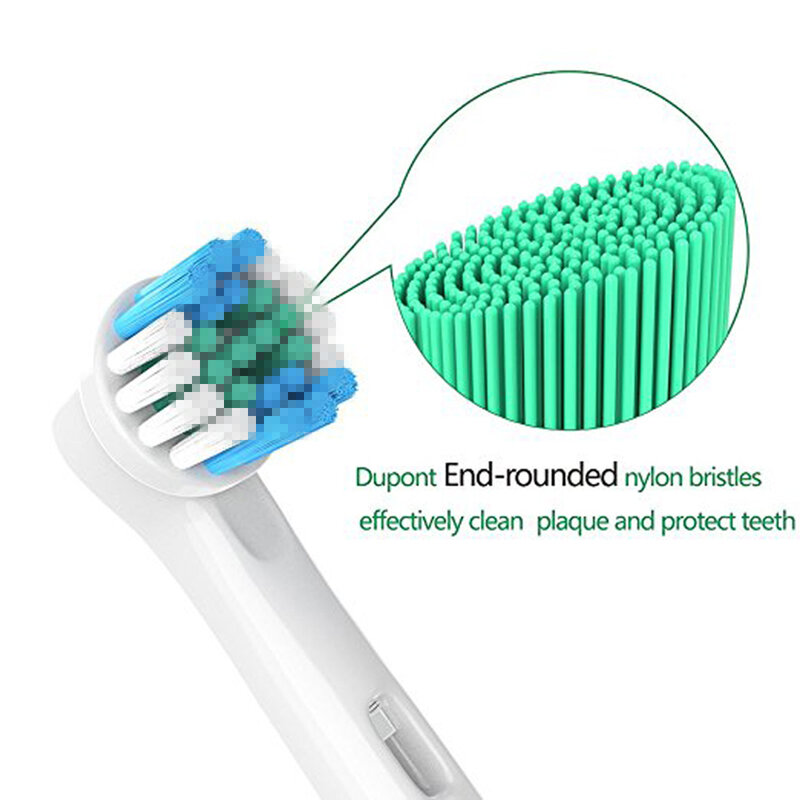 20pcs Brush Heads for Oral B Toothbrush - Oral B Precision Clean/Advance Power/Pro Health/Triumph/3D Excel Toothbrush Heads