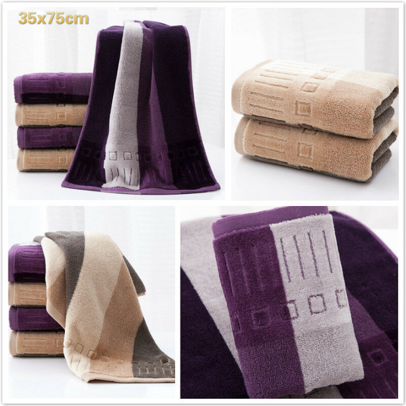 35x75cm High Quality Cotton Jacquard Washcloth Travel Hotel Camping Portable Towel Winter Warm Thick Towel Gym Yoga Couple Gift