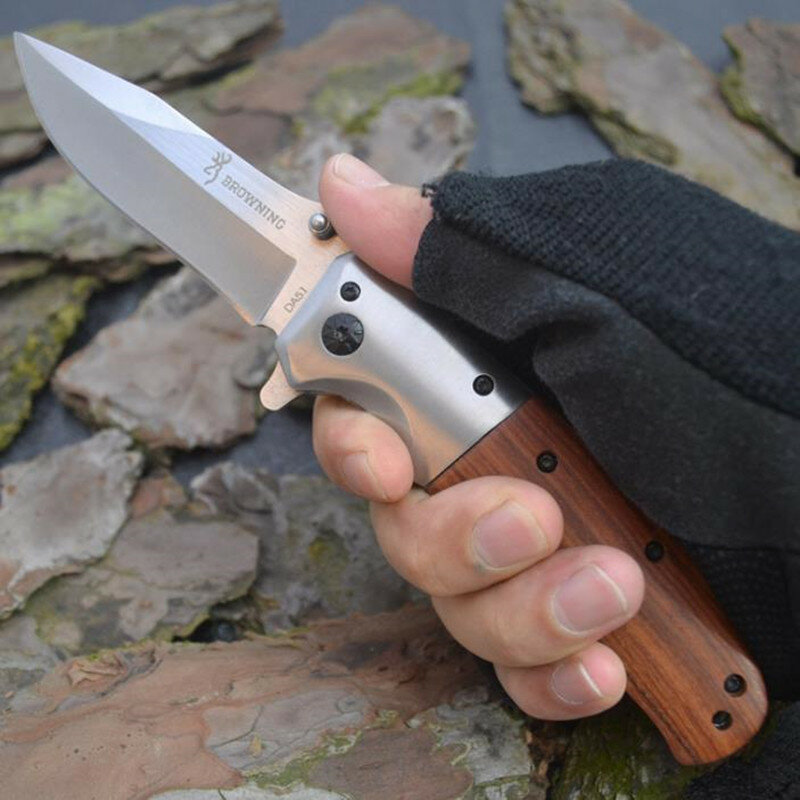 2021 HW171 Newly Multi-functional Folding Knives Wild Survival High Hardness Tactical Saber Spread Fruit Knife DA51 Outdoor Tool