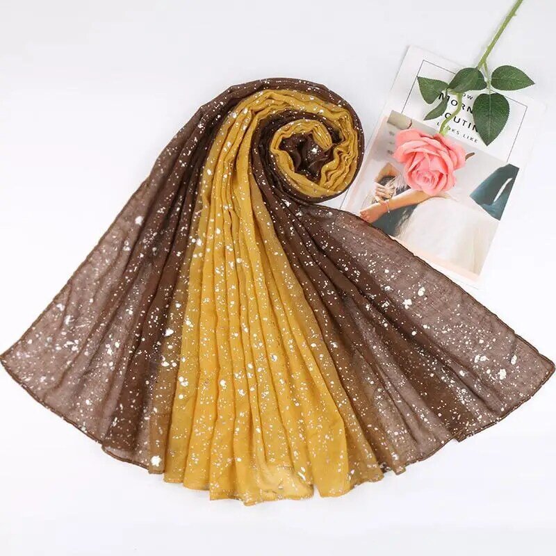 2019 nueva bufanda pañuelo para la cabeza de mujer que vende bufanda monocromática para mujer turbante musulmán de moda de algodón bufanda larga bufanda hijab