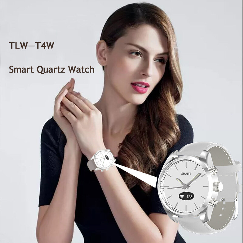 Híbrido smartwatch freqüência cardíaca monitor de pressão arterial relógio inteligente fitness rastreador sono rastreamento para ios android