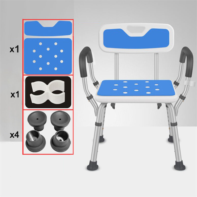 Verstelbare Ouderen Badkamer Seat Anti-Slip Bad Stoelen Voor Ouderen Squat Wc Kruk Voor Douche Speciale Stoel Thuis Stoel seat