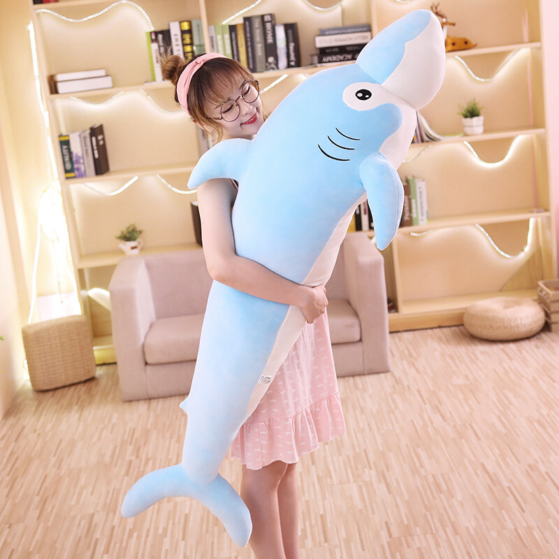 1 pcs 70-120cm Plush Sharks Toys Stuffed Animals Simulation Big Sharks Doll Pillows Cushion Kids Toys Children Birthday Gifts