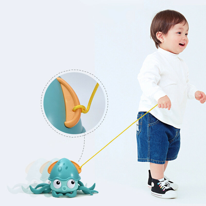 Плавающая игрушка-Осьминог 2 в 1, плавающая мультяшная ванна, детские игрушки, прогулочная пляжная игрушка