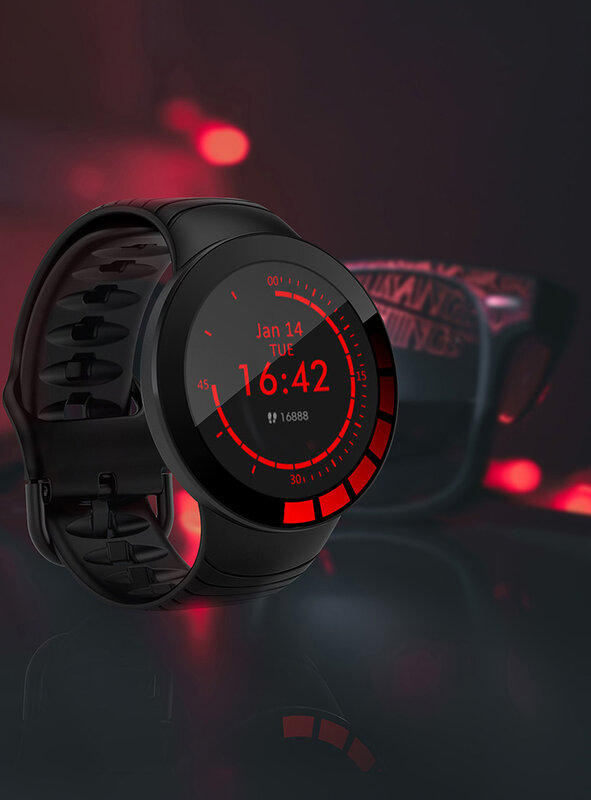 Smart Horloge Mannen Sport Full Touch Sport Waterdichte Armband Hartslagmeter Slaap Monitoring Smartwatch Voor
