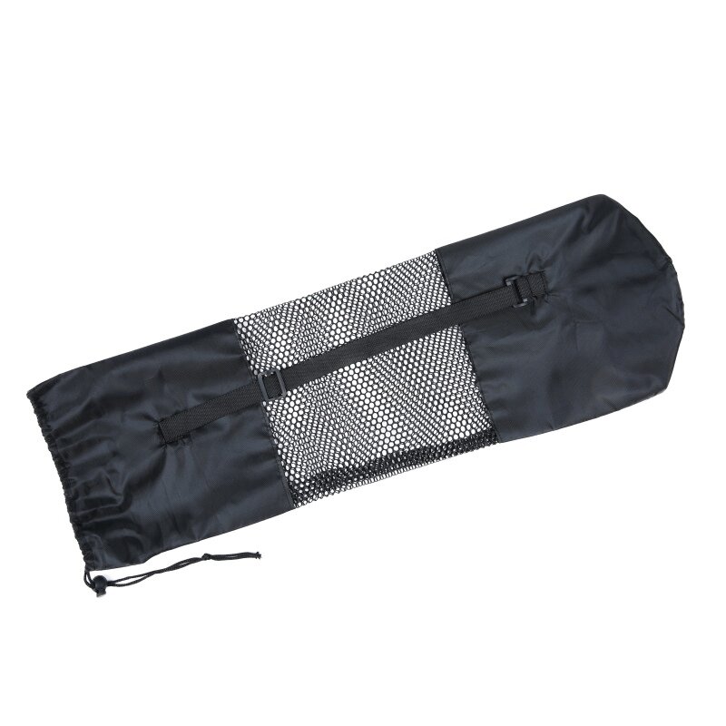 Professional Yoga Mat Storage Mesh Bag Drawstring Bags Oxford Cloth Adjustable Strap Carrier Breathable Organization Tool