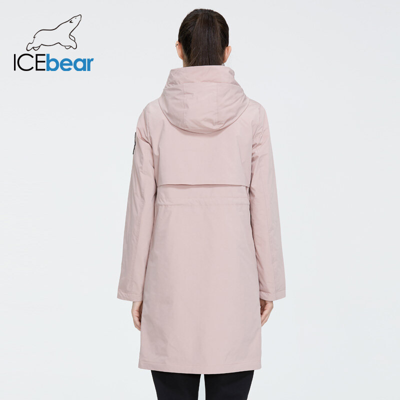 ICEbear 2021 Новое Женское пальто Длинная женская куртка качественная женская парка модная повседневная женская одежда Брендовая женская одежд...
