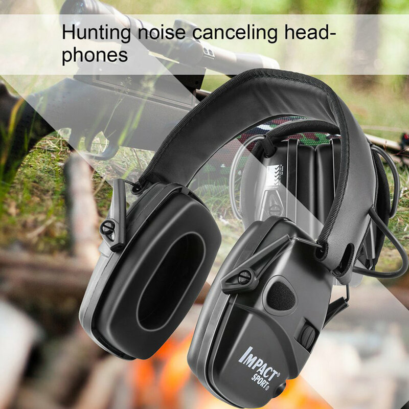 ชุดหูฟังยุทธวิธียิงปืนอิเล็กทรอนิกส์ Earmuff ป้องกันเสียงรบกวนหูฟัง Sound Amplification ป้องกันหูฟัง Freeshipping