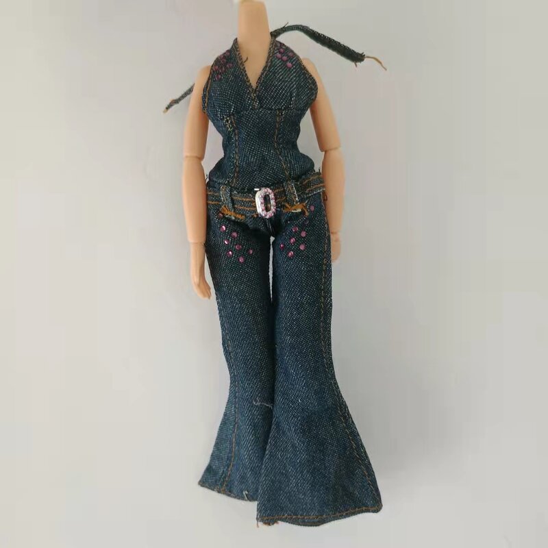 Venda quente roupas raras vestido saia superior curto para boneca 30cm plástico boneca aleatória jogo presente para a menina