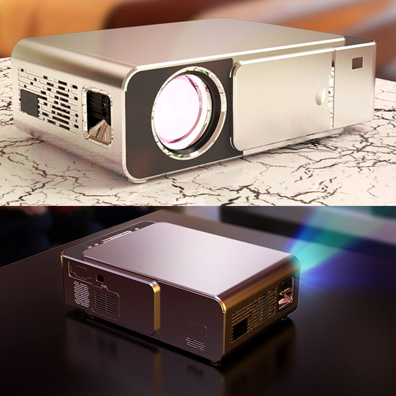 UNIC T6 전체 1080P 프로젝터 3500 루멘 홈 시어터 영화 비머 HD LED Proyector 비디오 휴대용 시네마