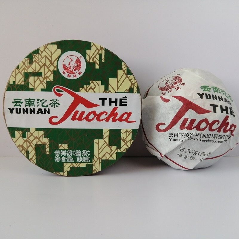茶酒プーアル雲南tuocha下関工場によって、2018、tuocha 100グラム