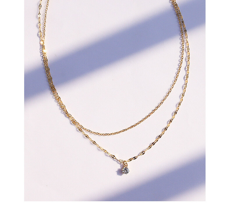 Collier multicouche géométrique en acier inoxydable pour femmes, chaîne de cou de clavicule, pendentif Punk, accessoires bijoux