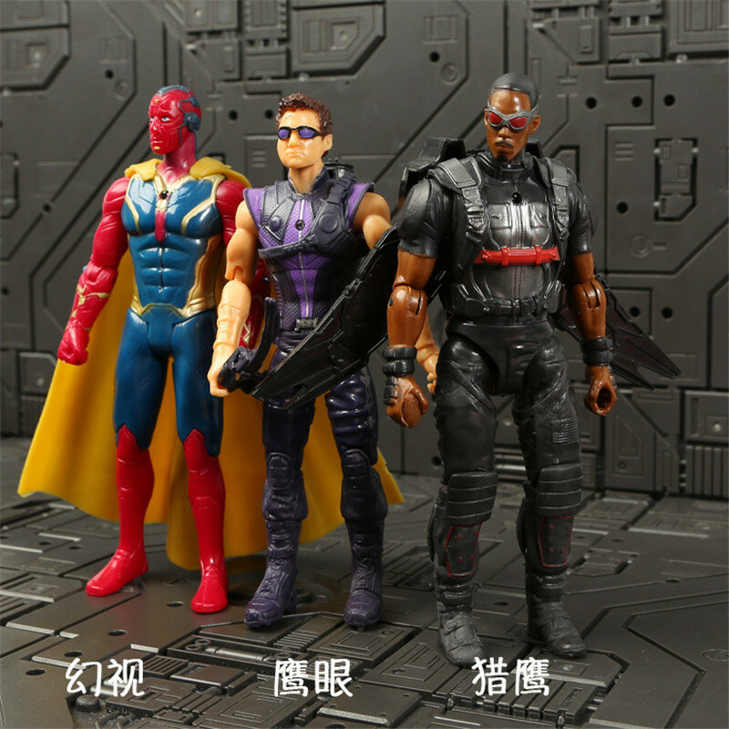 Los vengadores de Marvel 3 infinity war película Anime superhéroes Capitán América Ironman thanos hulk thor superhéroe acción figura de juguete