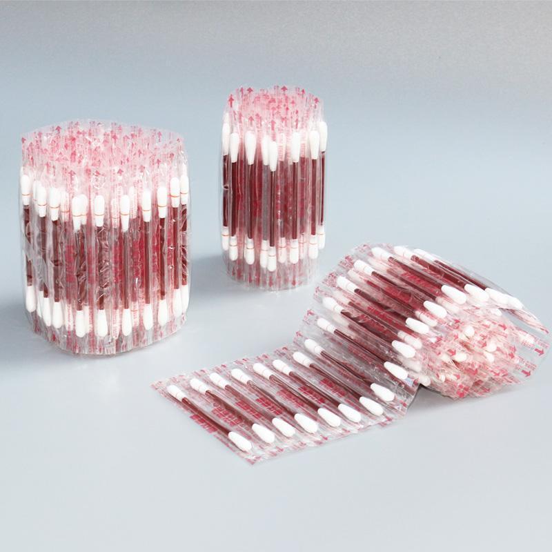 20/30/45 pcs Medical Multifunction Disinfected Stick Make Up Wood Iodine Alcohol Disposable Medical Double Cotton Swab
