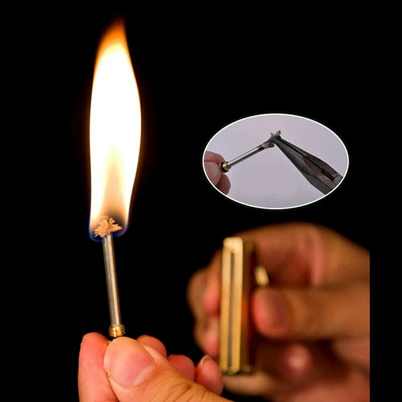 New Breath Immortal Fire Starter Matchstick Lighter Waterproof Flint Metal Portable Flame Max Butane Jet Torch Cigarette