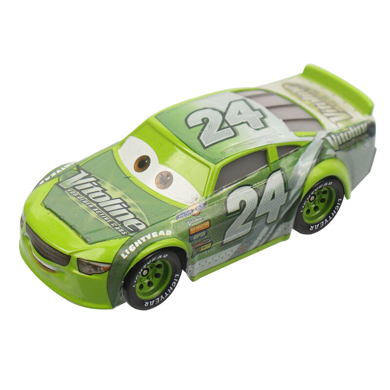 รถDisney Pixar Cars 2 3 Lightning McQueen Mater Jackson Storm Ramirez 1:55 Diecastโลหะผสมของเล่นเด็กคริสต์มาสของขวัญ