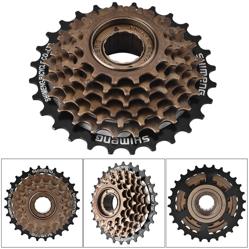 Mountain Bicycle Flywheel Stainless Steel Wear Resistance High-Precision Threads 7-speed Flywheel MTB Bike Accessories