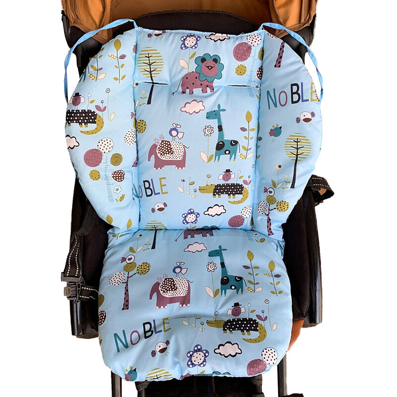 GCartoon-cojín para asiento de cochecito de bebé, colchón suave para carrito de bebé, almohadilla de algodón, accesorios para silla de paseo