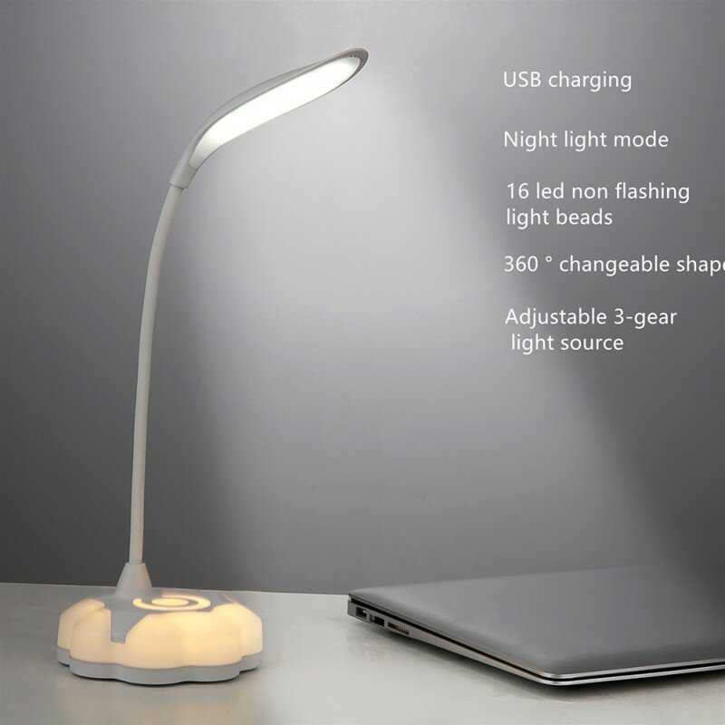 Nouveau LED Lampe de Bureau Pliable Dimmable tactile gradation lampe portative Large Praticabilité Maison Famille de Produits Exclusifs