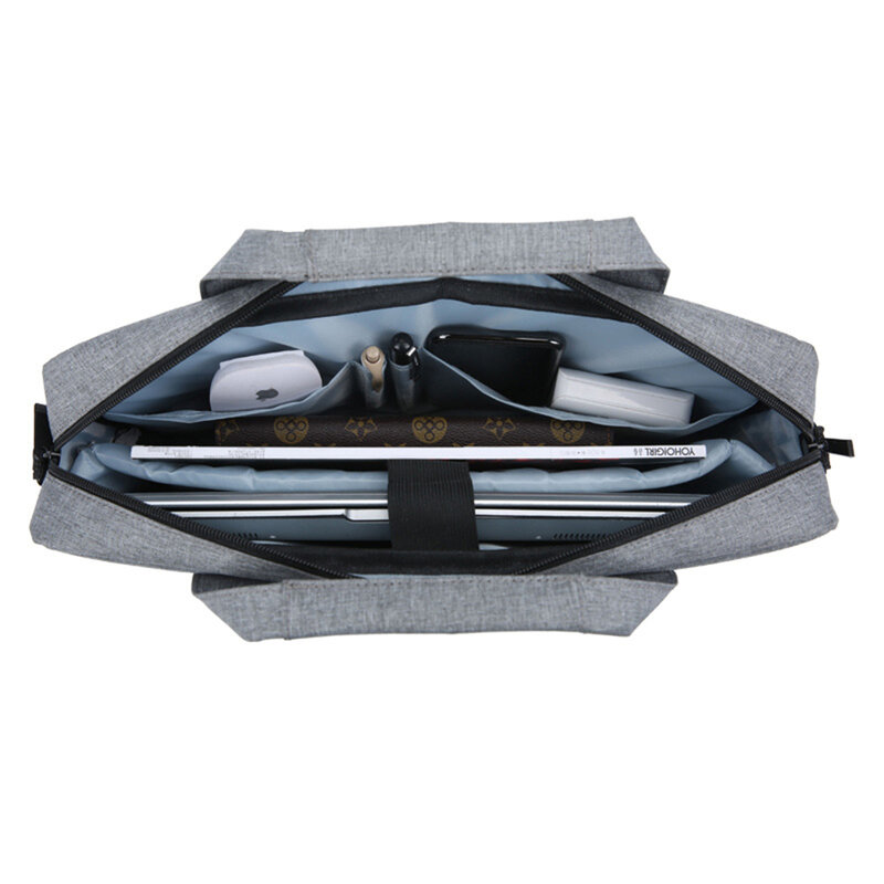 KUU Laptop Handbag Sleeve Case Protective Shoulder Bag Notebook Carrying Case Waterproof For 15.6 inch Macbook Air Lenovo Dell