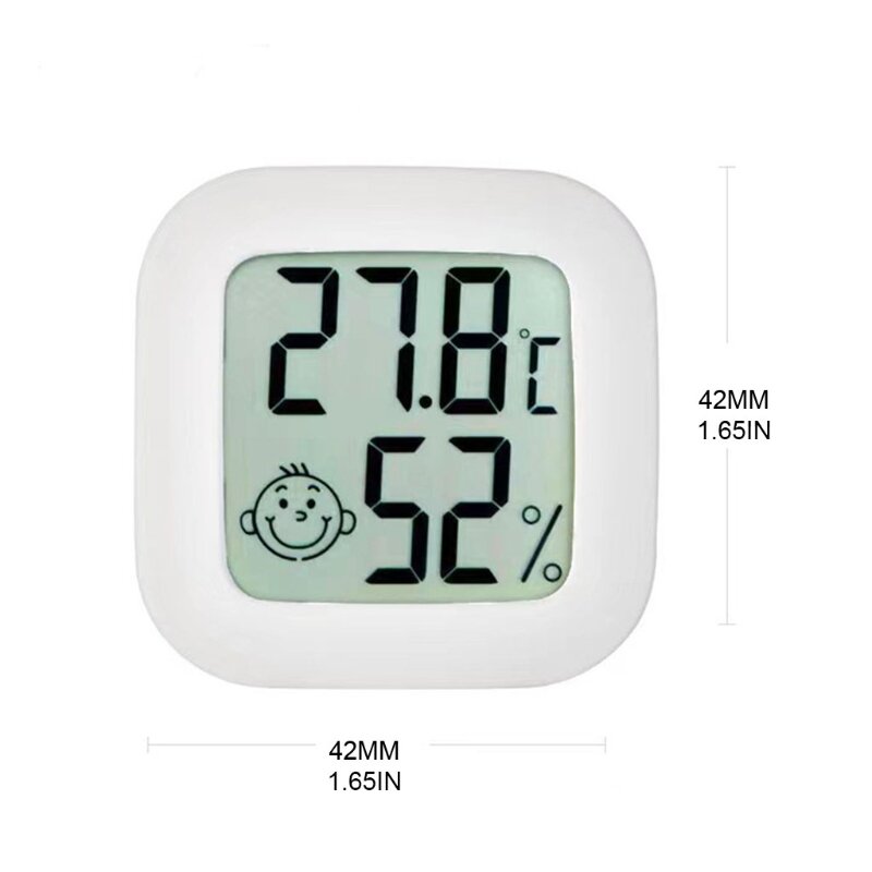 Termómetro Digital con pantalla LCD, medidor de humedad inalámbrico, Sensor inteligente de temperatura y humedad