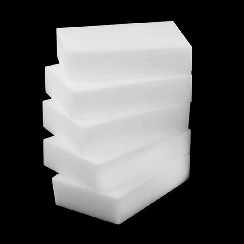 100 Stks/partij Wit Magic Sponge Eraser Multifunctionele Reiniger Melamine Spons Voor Keuken Badkamer Schoonmaken 100x60x15mm