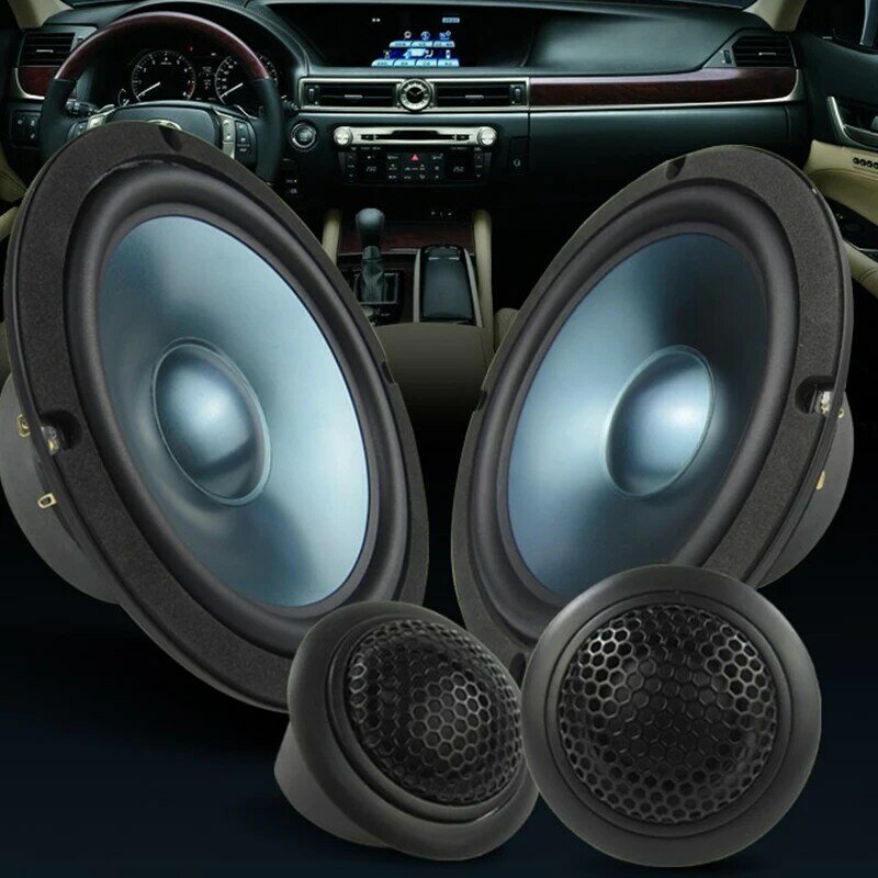 1 Set Subwoofer Mobil Pintu Kendaraan Auto Tweeter Musik Stereo Treble Suara Amplifier Tanduk Frekuensi Audio Hifi Speaker untuk BMW E60