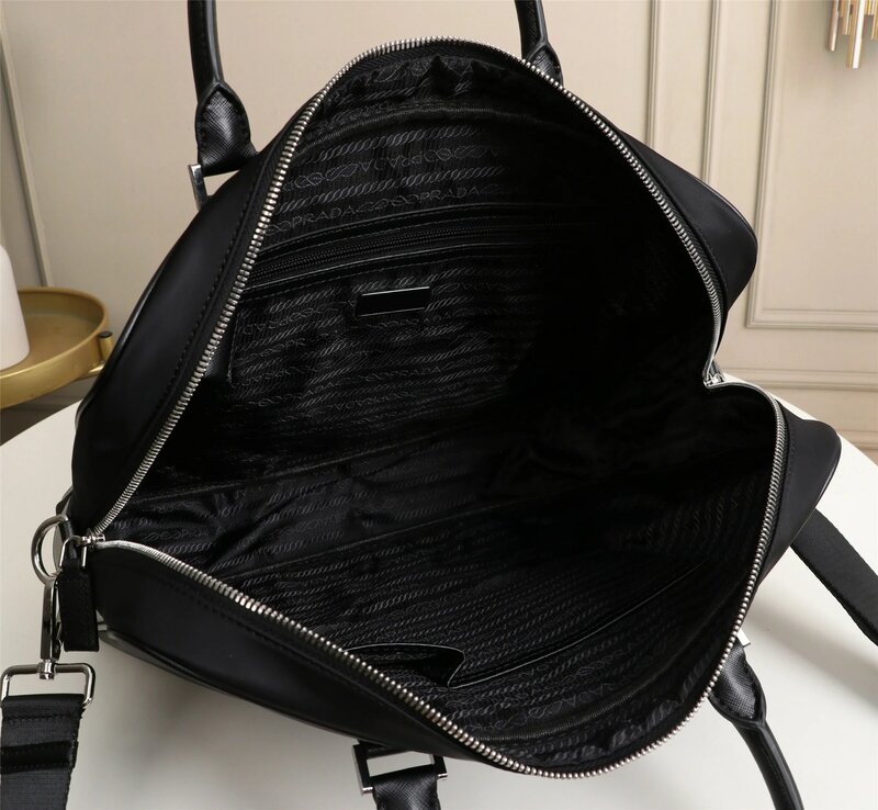 Light luxury brand men's bag new nylon waterproof cloth briefcase parachute shoulder messenger handbag business bag laptop bag