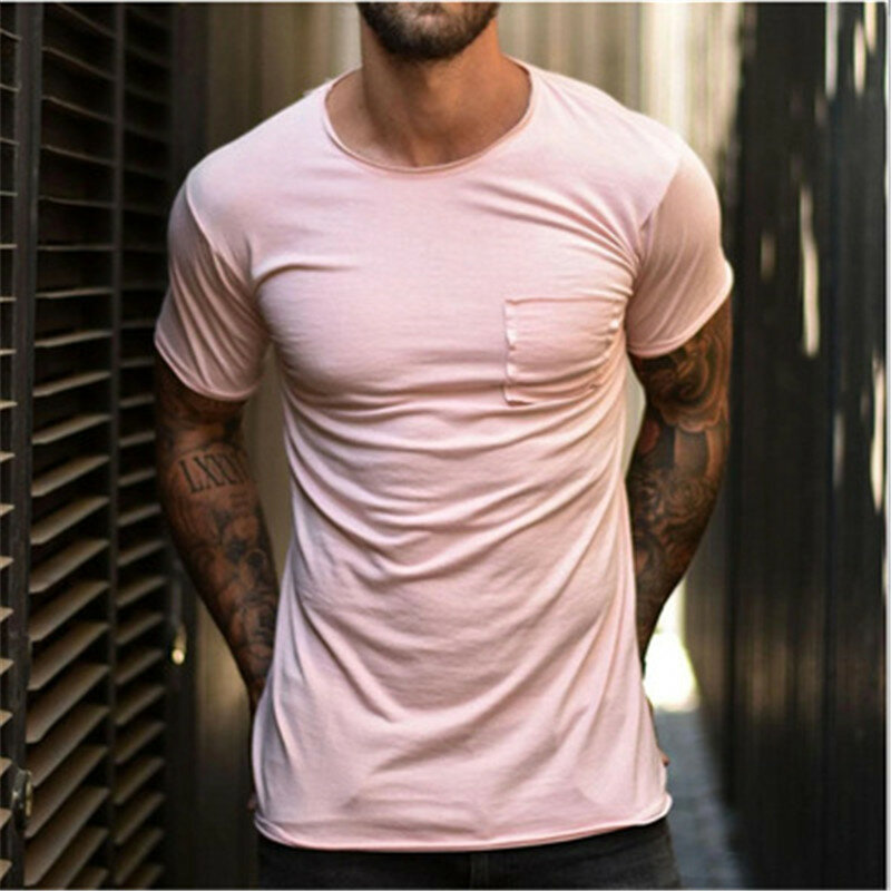 T-shirt da uomo nuova maglietta a maniche corte estate 2021 abbigliamento uomo T-shirt Casual allentata per uomo