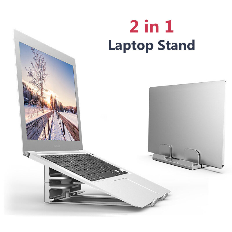 Supporto per Laptop multifunzione supporto per Notebook in lega di alluminio per Macbook Air Pro Lenovo staffa di archiviazione per Computer antiscivolo