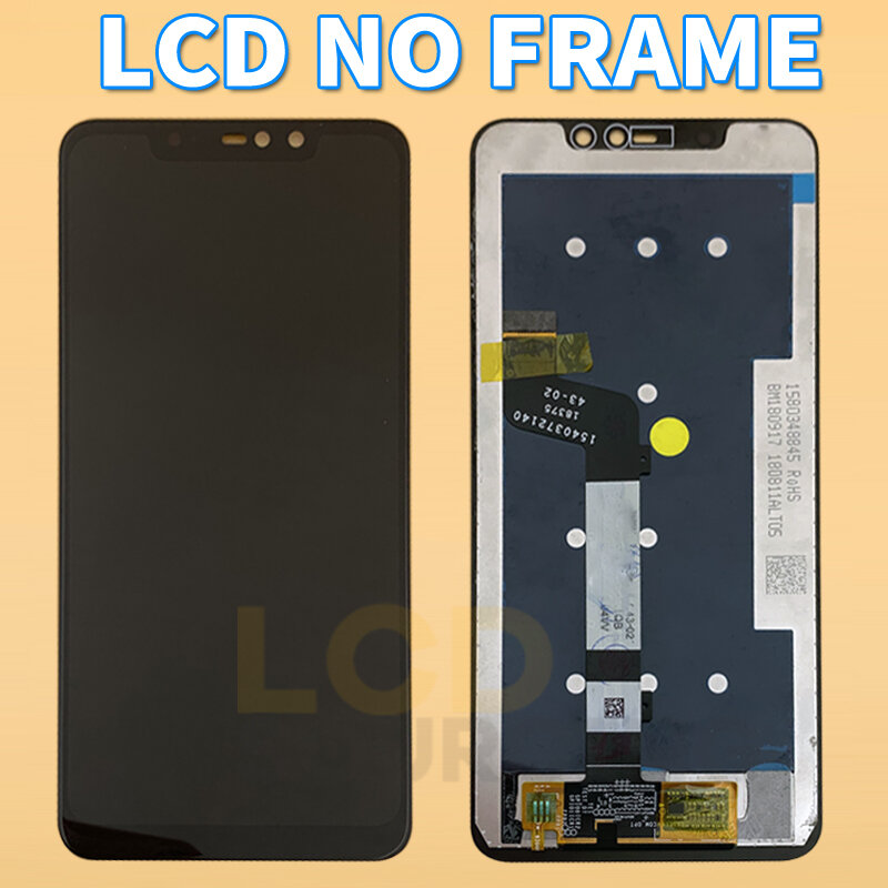 Pantalla LCD de 6,26 pulgadas para móvil, montaje de digitalizador con pantalla táctil + marco para Xiaomi Redmi Note 6 Pro