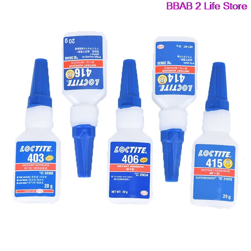 1pcs Useful 401/403/406 4 Different Types Adhesive Bottle Stronger Super Multi-purpose Universal Glue 20ml